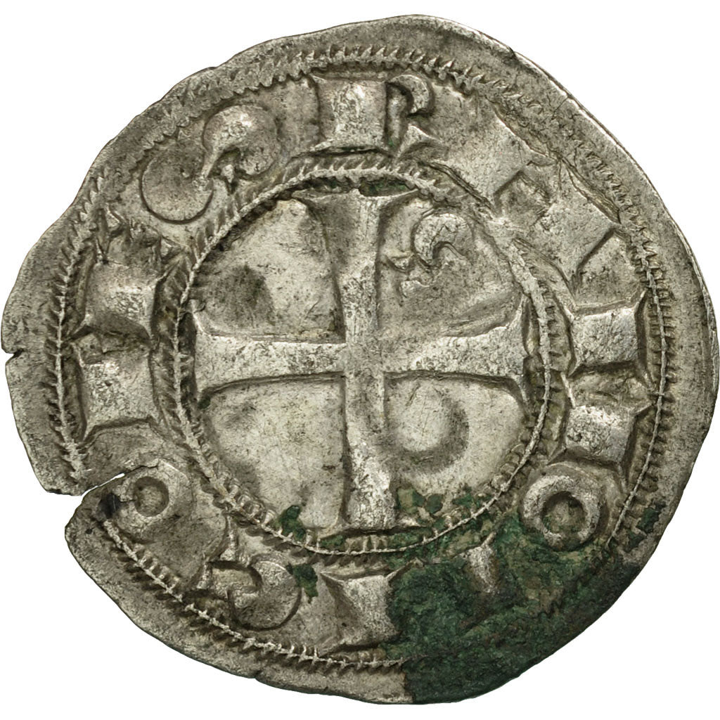 Moneta, Francia, Languedoc, Raymond V,VI,VII, Denarius, Toulouse, BB, Argento