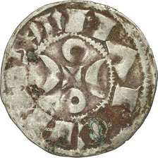 Moneda, Francia, La Marche, Hugues IX, Denarius, BC+, Plata, Boudeau:437