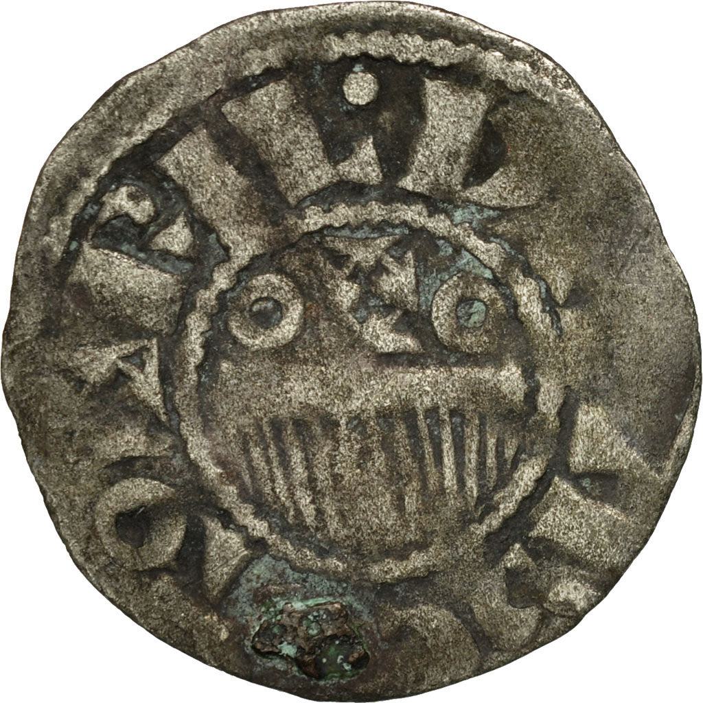 Monnaie, France, Champagne, Denier, Provins et Sens, TB, Argent, Boudeau:1754