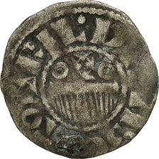 Monnaie, France, Champagne, Denier, Provins et Sens, TB, Argent, Boudeau:1754