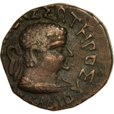 Coin, Baktrian Kingdom, Hermaios, Tetradrachm, EF(40-45), Bronze