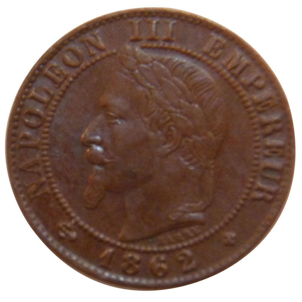Second Empire, 1 Centime Napoléon III Tête Laurée