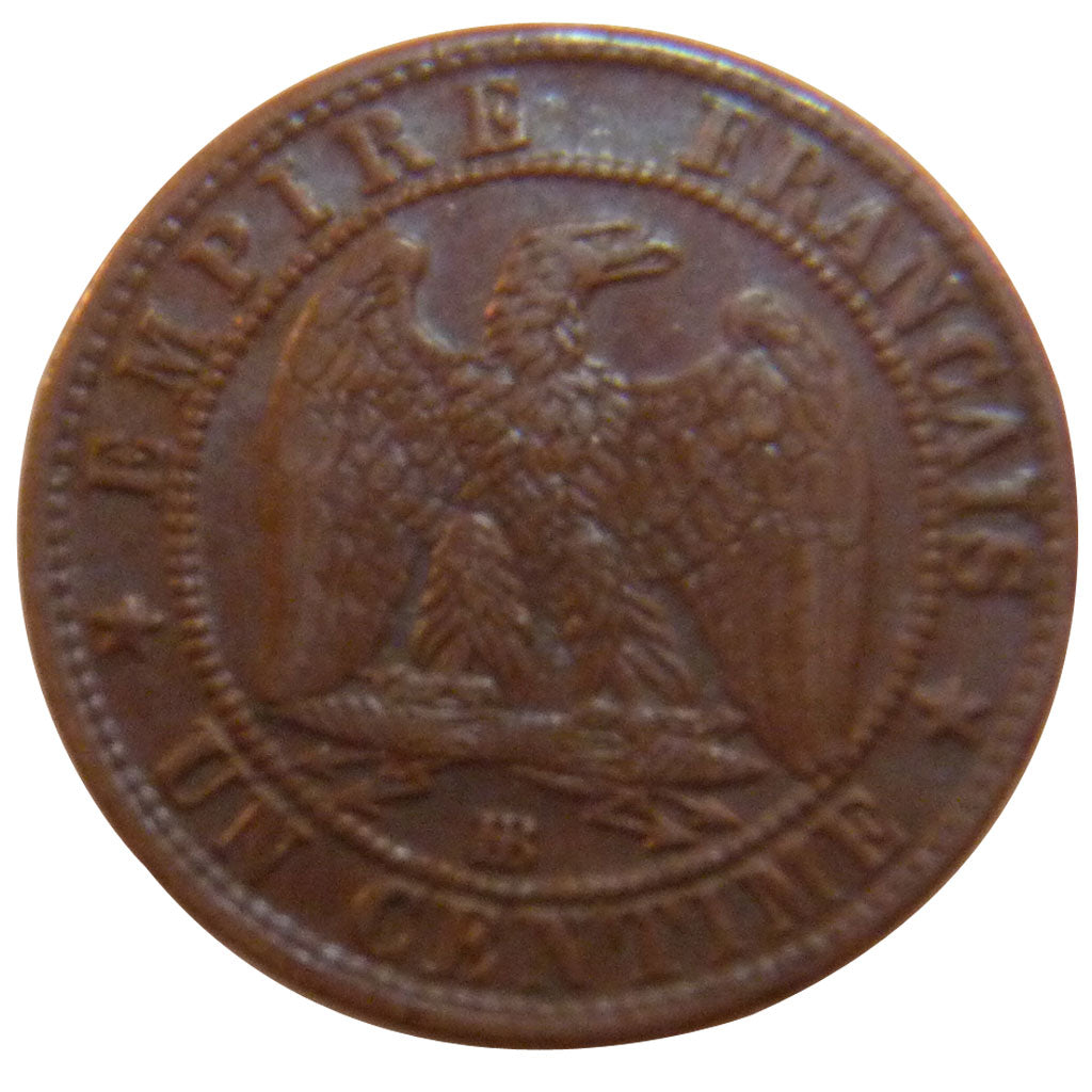 Second Empire, 1 Centime Napoléon III Tête Laurée