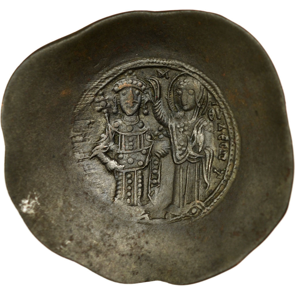 Coin, Manuel I Comnenus, Aspron trachy, Constantinople, AU(50-53), Billon
