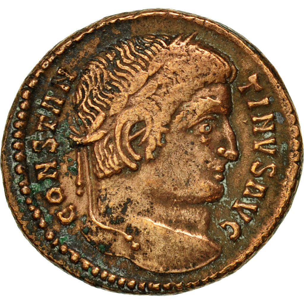 Coin, Constantine I, Follis, 324-325, Lyons, EF(40-45), Bronze, RIC:225