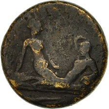 Coin, Anonymous, Time of Tiberius, Tessera, Erotic scene, VF(20-25), Bronze