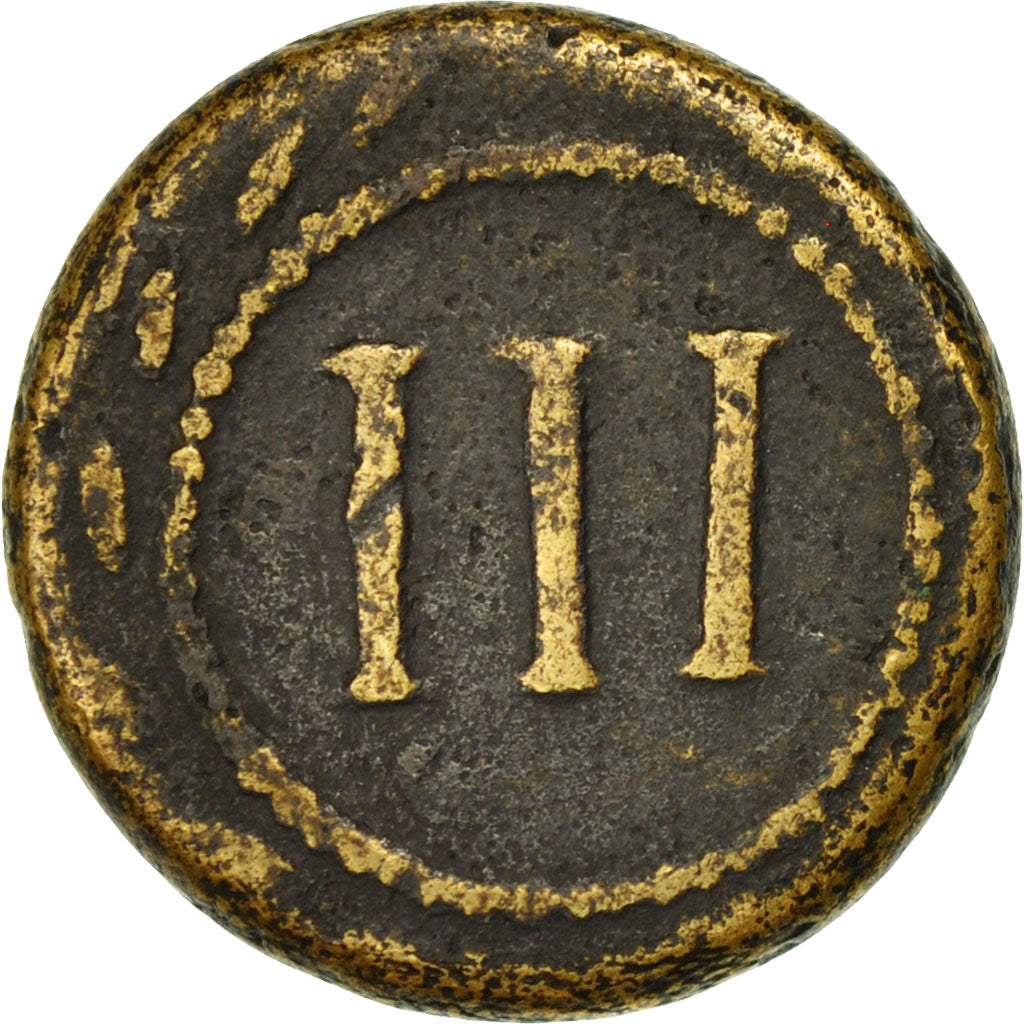 Coin, Anonymous, Time of Tiberius, Tessera, Erotic scene, VF(20-25), Bronze
