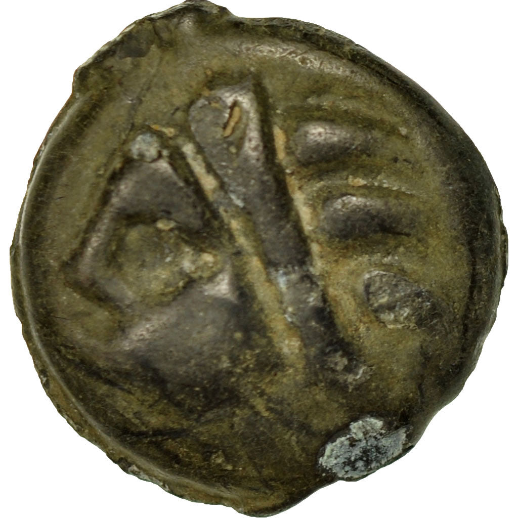Coin, Leuci, Potin au sanglier, EF(40-45), Potin, Delestrée:227