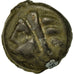 Coin, Leuci, Potin au sanglier, EF(40-45), Potin, Delestrée:227