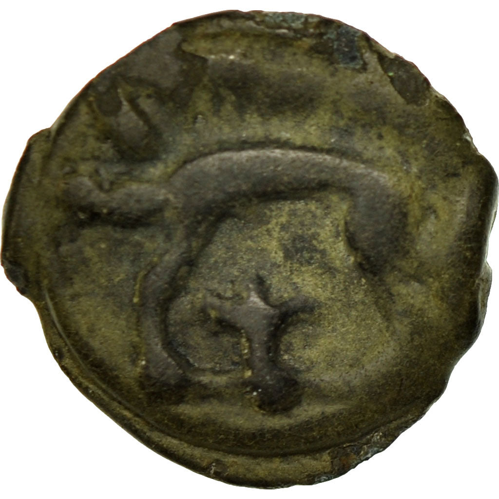 Coin, Leuci, Potin au sanglier, EF(40-45), Potin, Delestrée:227