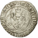 Coin, France, Charles VII, Blanc à la couronne, Saint Lô, EF(40-45), Billon