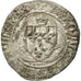 Coin, France, Charles VII, Blanc à la couronne, Saint Lô, EF(40-45), Billon