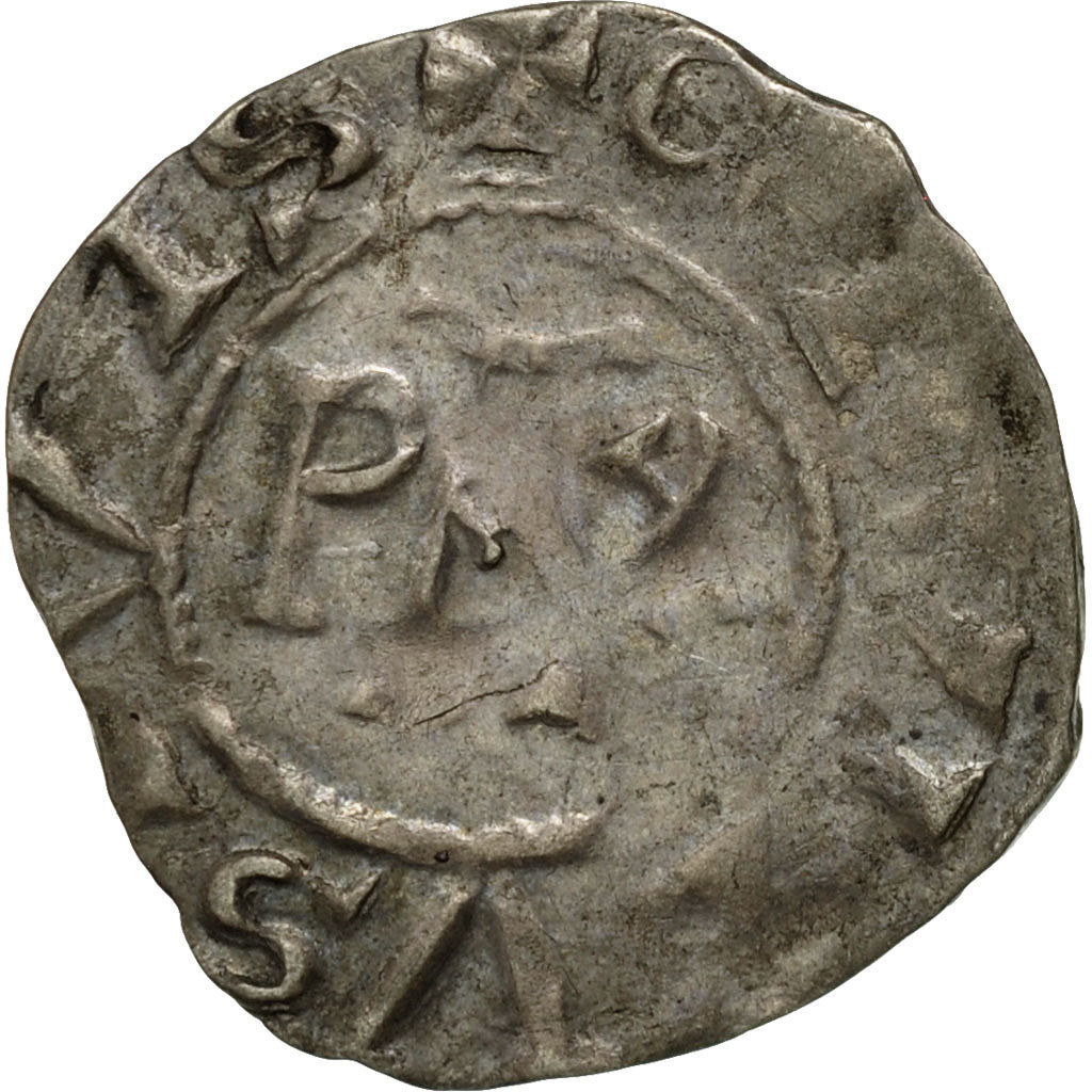Coin, France, Picardie, Anonymous, Denarius, VF(30-35), Silver, Boudeau:1914