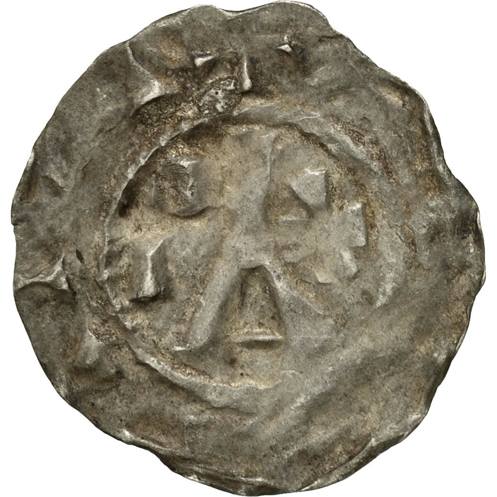 Coin, France, Picardie, Anonymous, Denarius, VF(30-35), Silver, Boudeau:1916