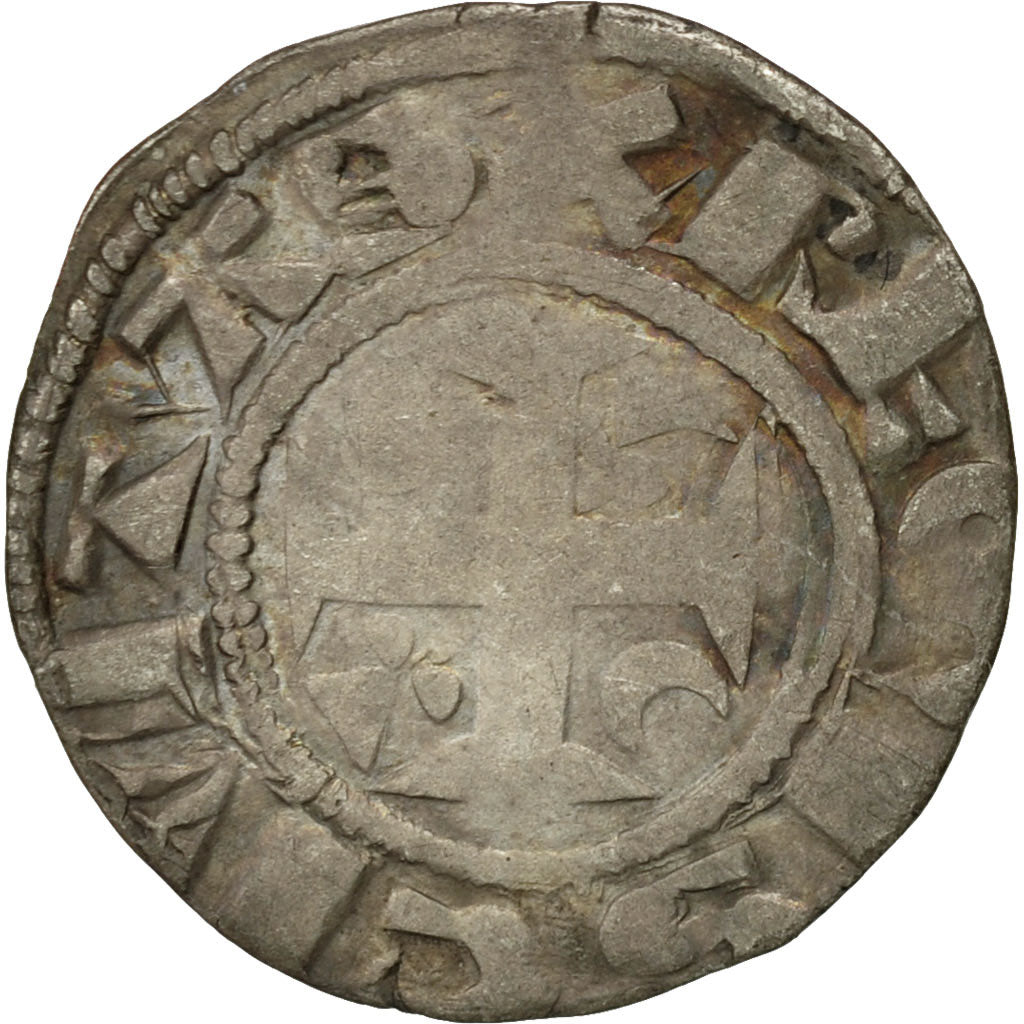 Coin, France, Champagne, Guillaume I, Denarius, Reims, VF(20-25), Silver