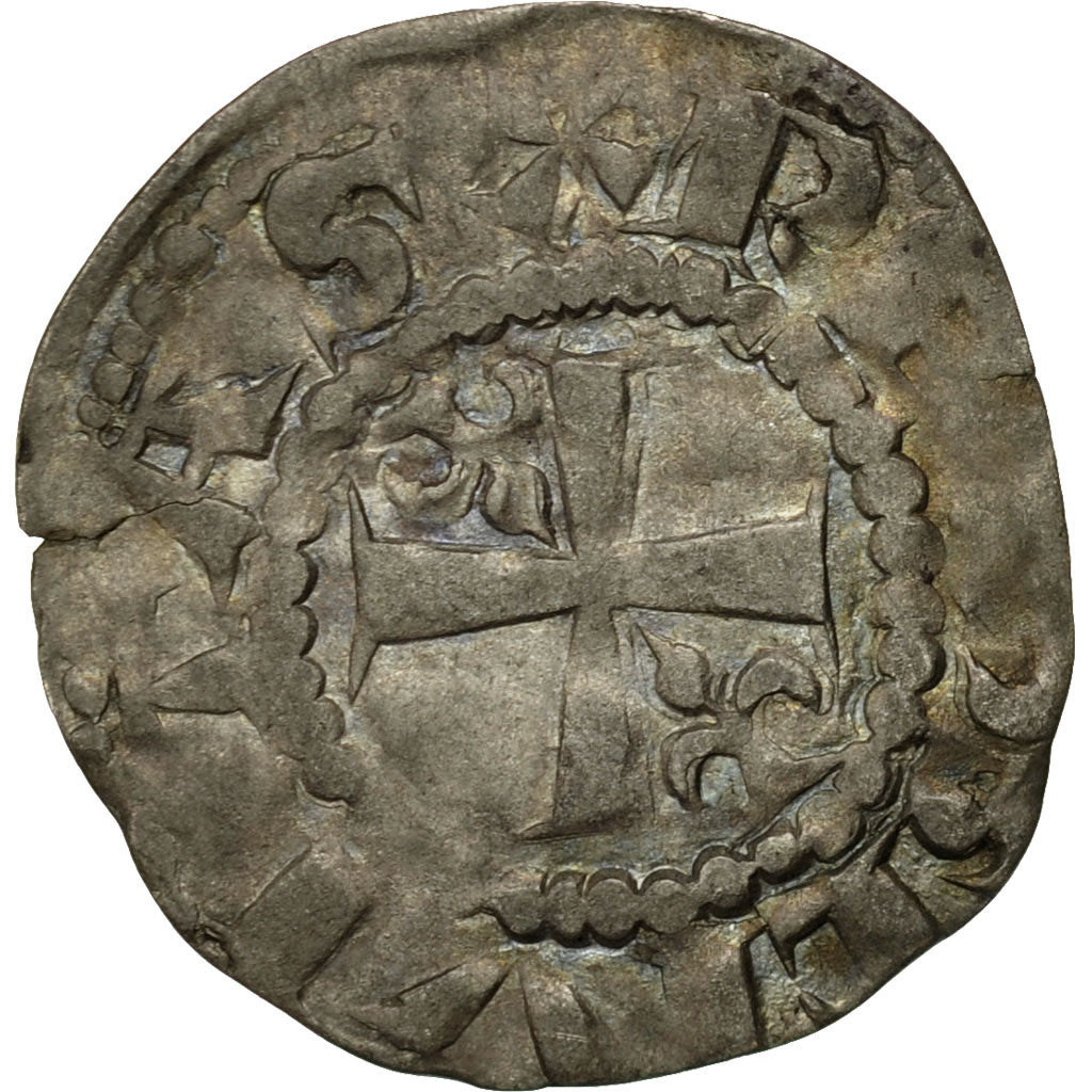 Moneda, Francia, Champagne, Samson de Mauvoisin, Denarius, Reims, BC+, Plata