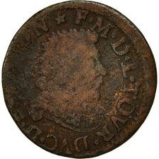 Coin, France, Ardennes, Fréd-Maurice de La Tour, Double Tournois, 1643, Sedan
