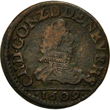 Coin, France, Ardennes, Charles de Gonzague, Double Tournois, 1609, Charleville