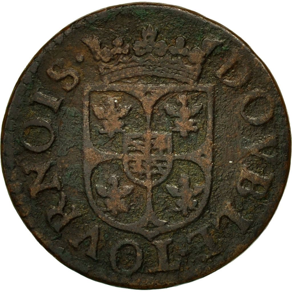 Coin, France, Ardennes, Charles de Gonzague, Double Tournois, 1609, Charleville