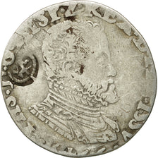 Coin, Spanish Netherlands, Philip II, 1/5 Ecu, 1566, Overijssel, Countermark