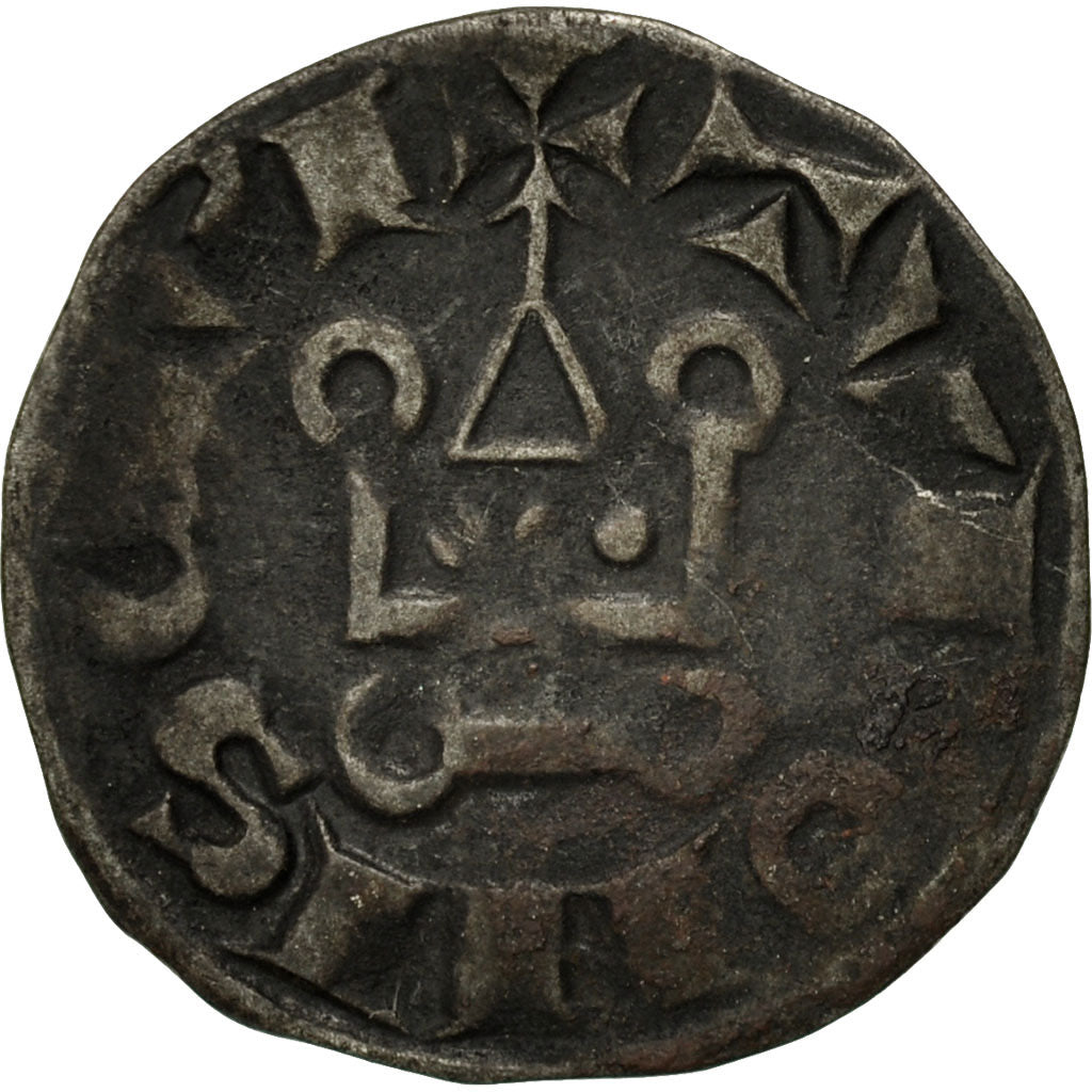 Coin, France, Louis VIII-IX, Denier Tournois, EF(40-45), Billon, Duplessy:188