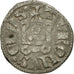 Moneda, Francia, Philip III, Denier Tournois, BC+, Vellón, Duplessy:204