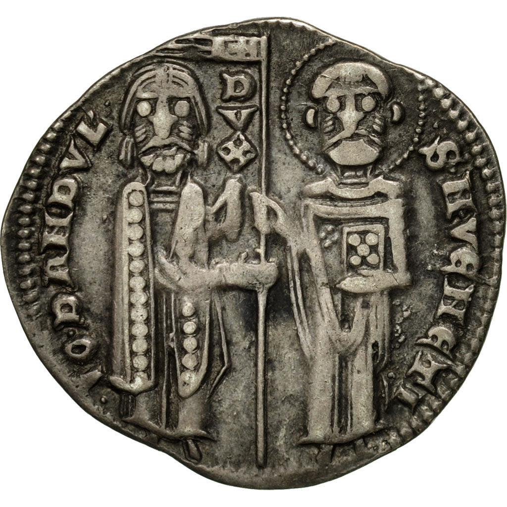 Coin, Italy, VENICE, Giovanni Dandolo, Grosso, EF(40-45), Silver
