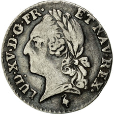 Coin, France, Louis XV, 1/20 Écu à la vieille tête, 1779, VF(30-35), Silver