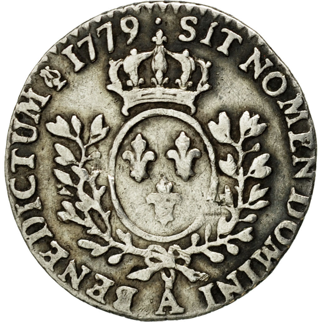 Munten, Frankrijk, Louis XV, 1/20 Écu à la vieille tête (6 sols), 6 Sols