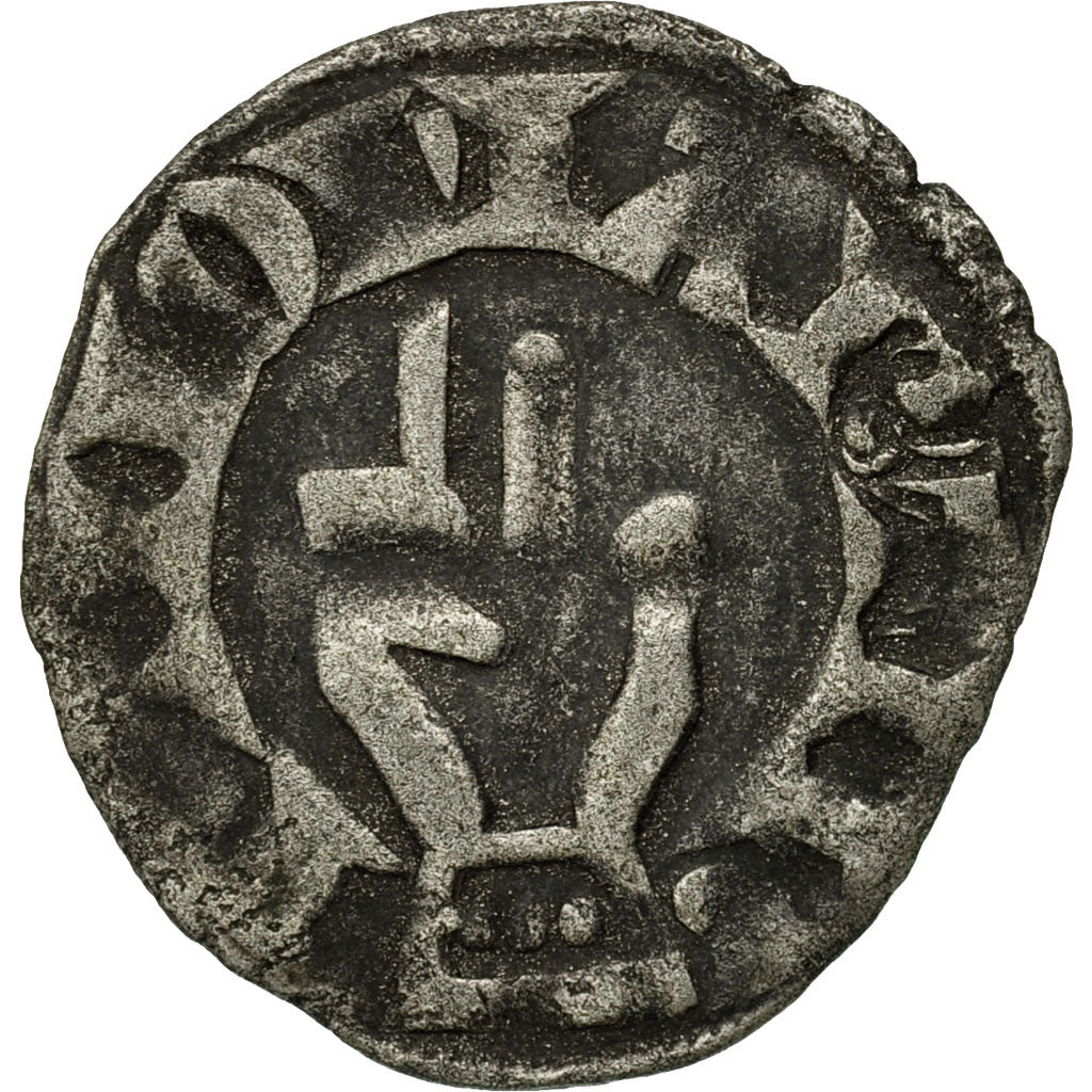 Coin, France, Franche-Comté, Anonymous, Denarius, Besançon, VF(30-35), Silver
