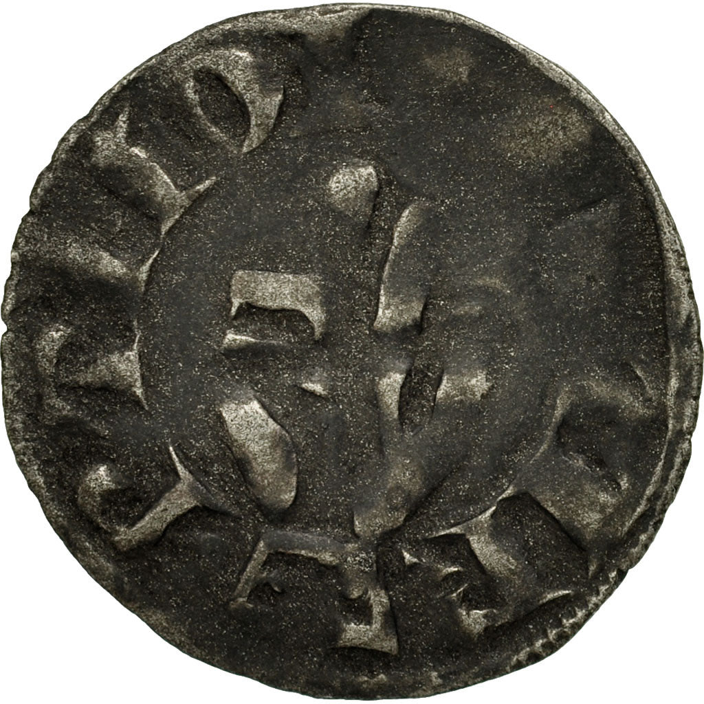 Monnaie, France, Franche-Comté, Anonymes, Denier, Besançon, TB+, Argent