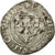Coin, France, Charles VI, Blanc Guénar, Sainte-Ménéhould, EF(40-45), Billon