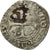 Monnaie, France, Charles VI, Blanc Guénar, Sainte-Ménéhould, TTB, Billon