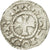 Moneda, Francia, Auxerre, Anonymous, Denarius, BC+, Plata, Boudeau:1731