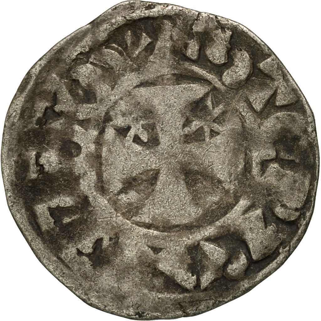 Coin, France, Bretagne, Anonymous, Denarius, Guingamp, VF(20-25), Silver