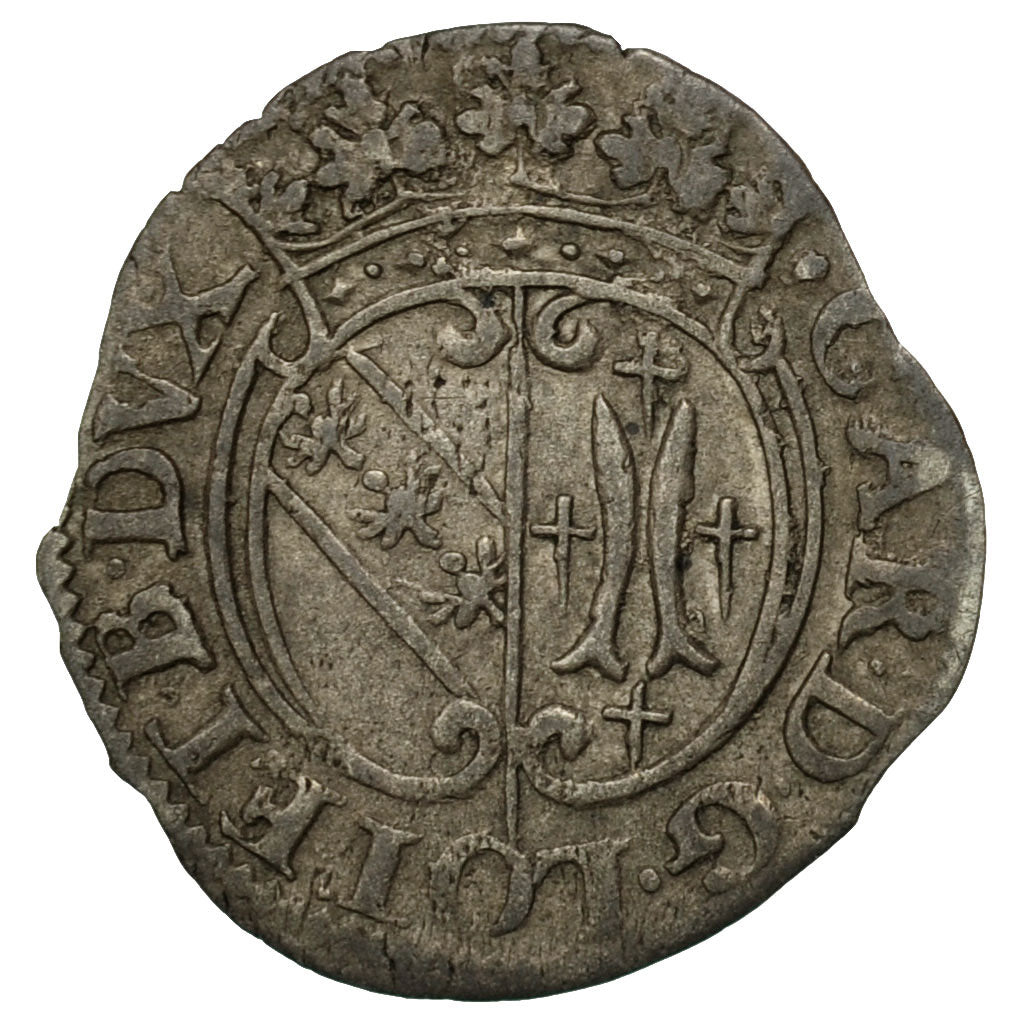 Münze, Frankreich, LORRAINE, Charles IV, 1/2 Gros, Nancy, SS, Billon