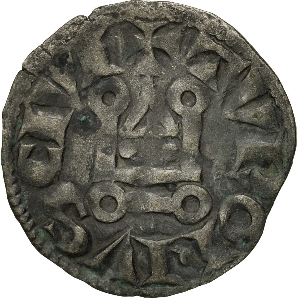 Coin, France, Louis VIII-IX, Denier Tournois, EF(40-45), Billon, Duplessy:188