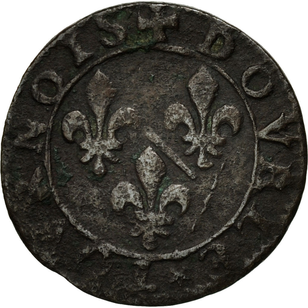 Coin, France, CHATEAU-RENAUD, François de Bourbon, Double Tournois, Undated