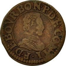 Moneta, Francia, CHATEAU-RENAUD, François de Bourbon, Double Tournois, MB+