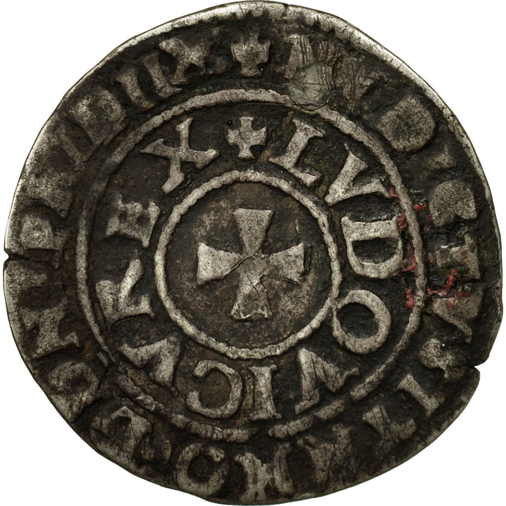 Monnaie, France, Louis IX, Gros Tournois, Imitation, TB+, Argent