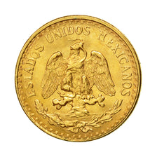 Coin, Mexico, 2 Pesos, 1945, Mexico City, AU(55-58), Gold, KM:461