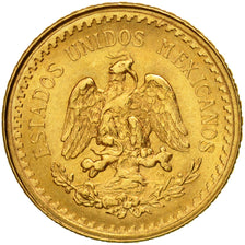 Moneta, Messico, 2-1/2 Pesos, 1945, Mexico City, SPL, Oro, KM:463