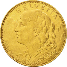 Moneta, Svizzera, 10 Francs, 1922, Bern, BB+, Oro, KM:36