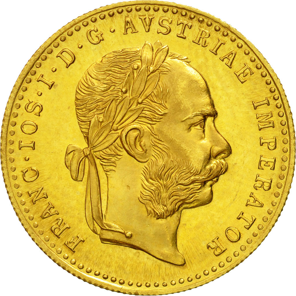Coin, Austria, Franz Joseph I, Ducat, 1915, Official restrike, MS(64), Gold