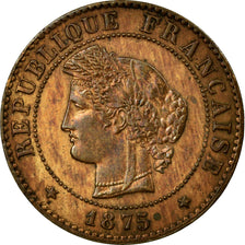 Coin, France, Cérès, Centime, 1875, Paris, AU(55-58), Bronze, Gadoury:88