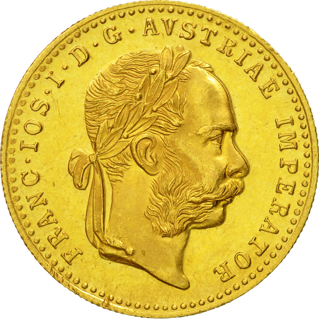 Coin, Austria, Franz Joseph I, Ducat, 1915, Official restrike, MS(63), Gold