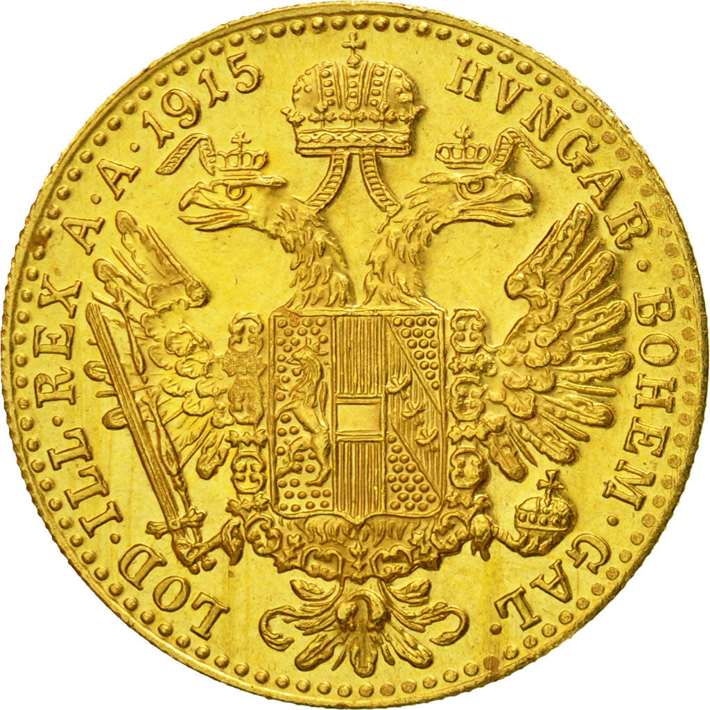 Coin, Austria, Franz Joseph I, Ducat, 1915, Official restrike, MS(63), Gold