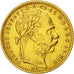 Moneta, Ungheria, Franz Joseph I, 8 Forint 20 Francs, 1885, Kormoczbanya, BB
