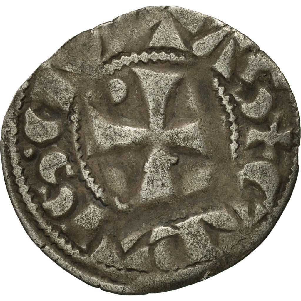 Coin, France, Orléanais, Anonymous, Denarius, Chartres, Rare, VF(30-35)