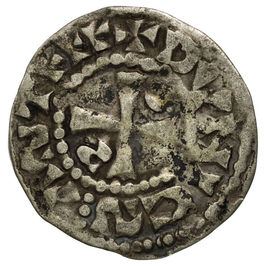 Coin, France, Châteaudun, Anonymous, Obol, VF(30-35), Silver, Boudeau:manque